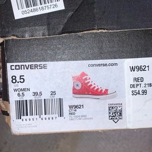 Red Converse Chuck Taylor